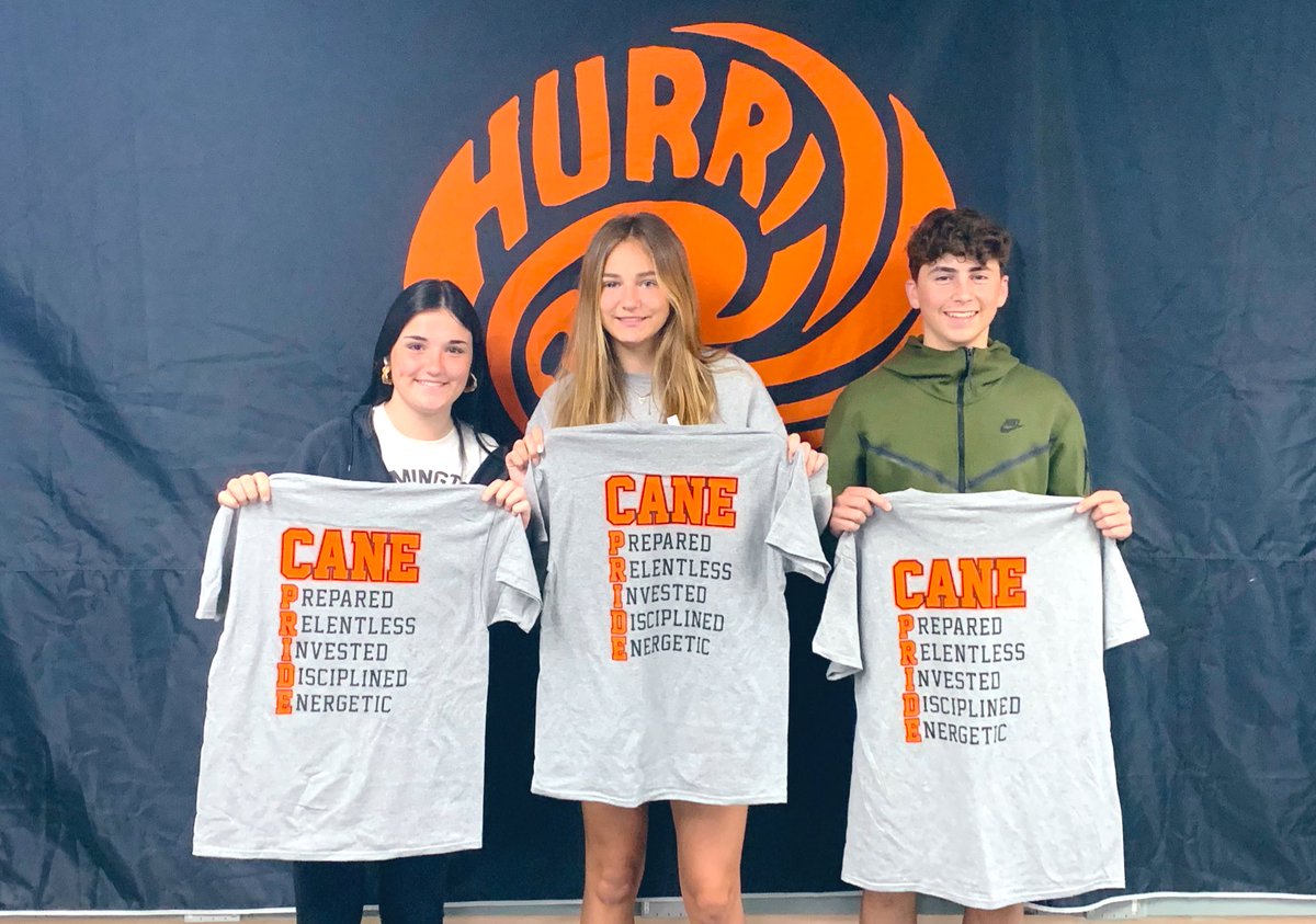 Congrats to our latest Cane PRIDE winners: Reyes, Vicky, and Javier

These three exchange students have not only had a positive impact on our athletic teams but they have positively impacted the culture at WHS. Thank you for being outstanding people. We will miss you. #canepride