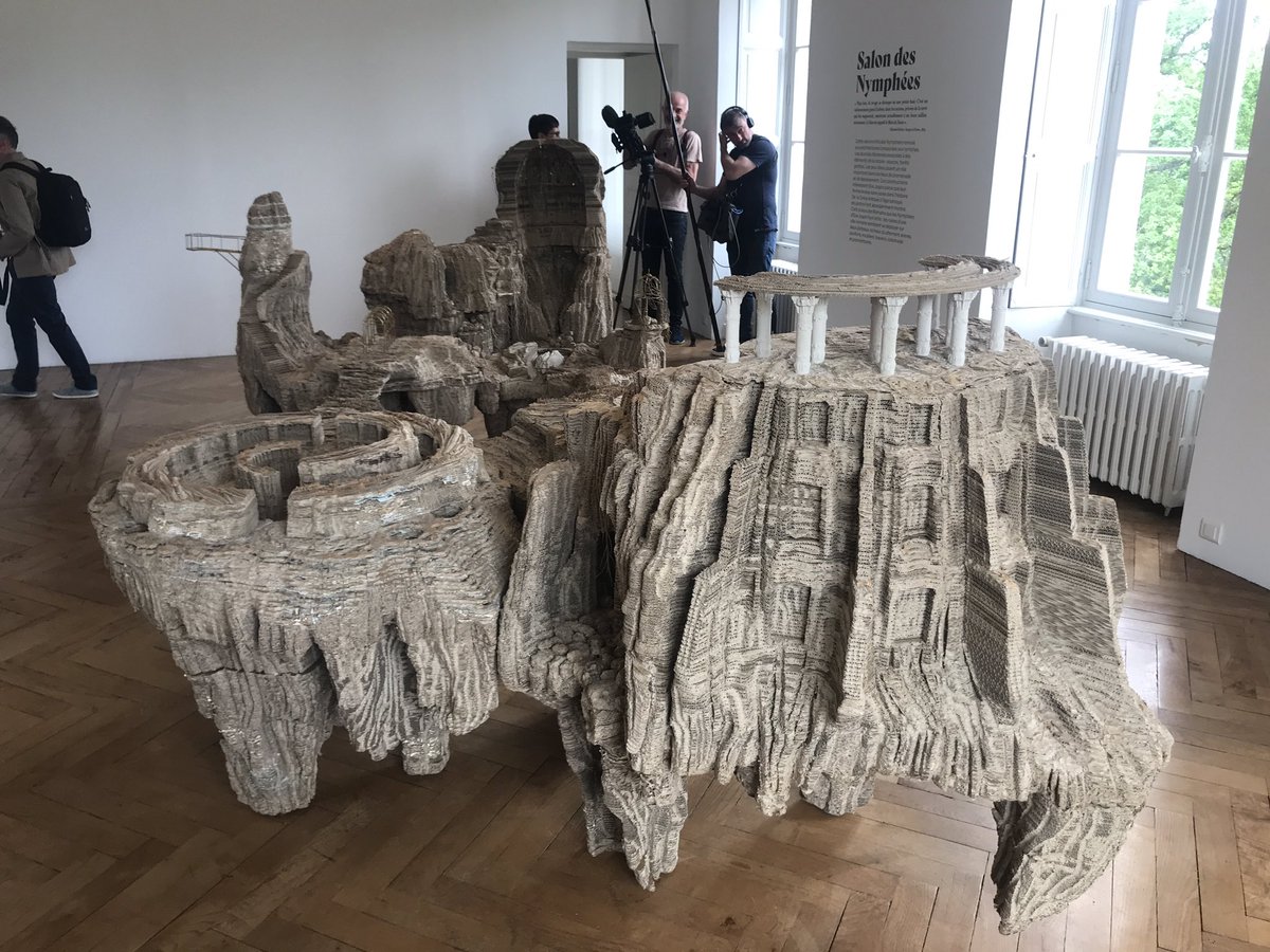 MagaliGrandet's tweet photo. Les forêts et les grottes mystérieuses de l’artiste Eva Jospin, sculptées dans le carton. A voir dès samedi au domaine de la Garenne-Lemot #Clisson #Getigne #Nantes @GrandPatrimoine https://t.co/MsPdq0Yshx