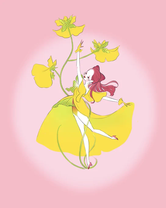 Dancing lady orchid /ドレスを纏う花 