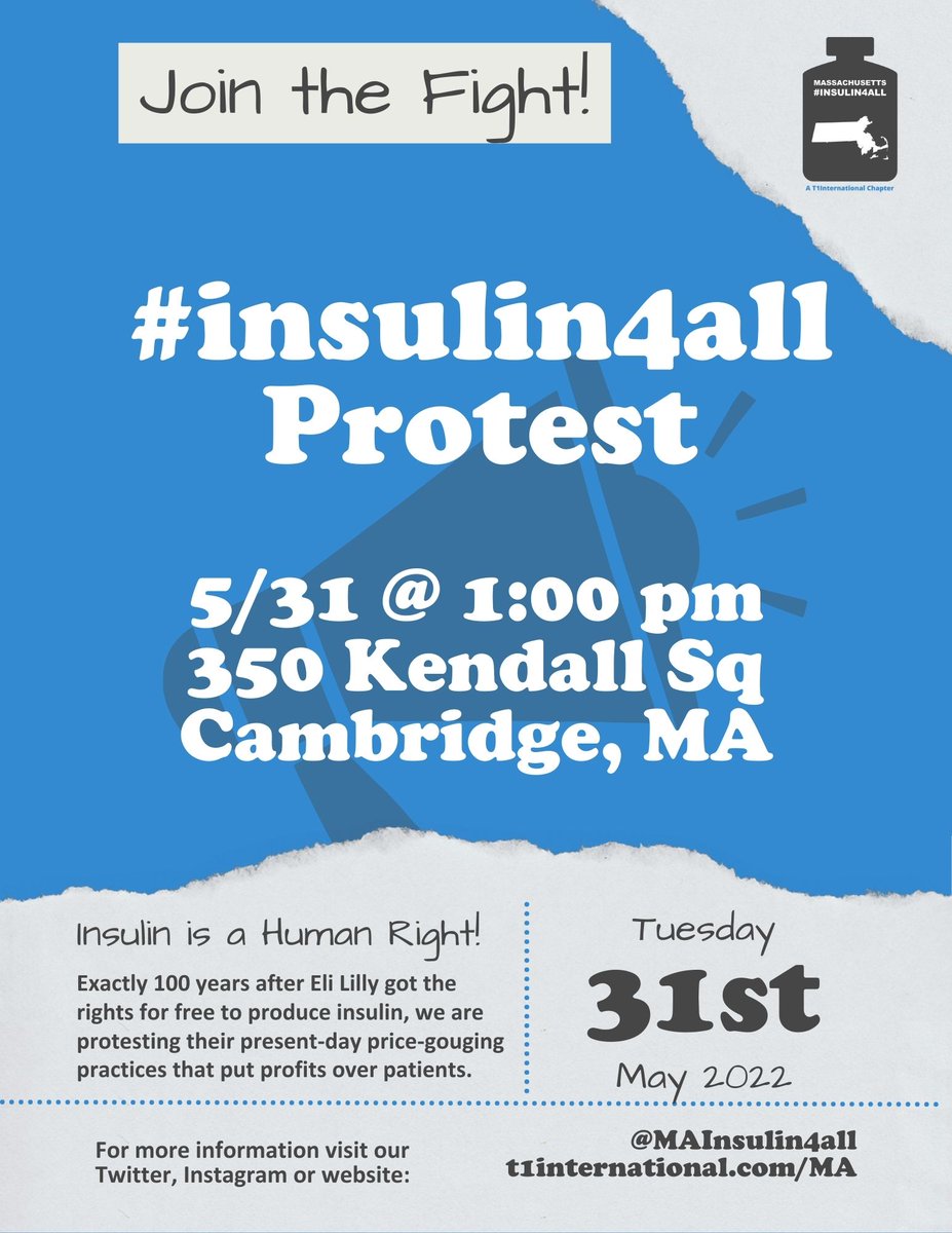 "Eli Lilly began its insulin production development work on May 30th, 1922."

It's been 100 years, and in that 100 years prices for insulin are not acceptable.  Join us on 5/31 as we advocate for #insulin4all.

Insulin is a Human Right!

Source: definingmomentscanada.ca/insulin100/tim…