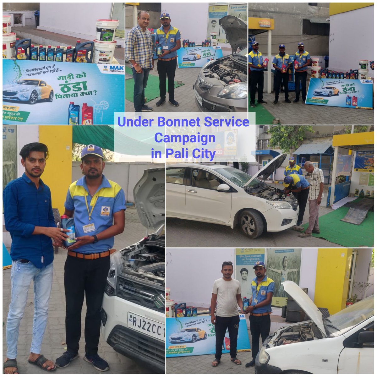 BPCL_Jodhpur's tweet photo. Pali 20.05.2022| #MAK #UnderBonnetServiceCampaign gives you the chance to rejuvenate your car with MAK coolants and brake fluid, right at our petrol pumps! #GaadiKoThandaPilayaKya ?
@BPCLimited
@BPCLRetail
@ravips25
@RajivDu46133963
@NitinSelukar1
@sudhanshu171 https://t.co/3Jpl265Tzz