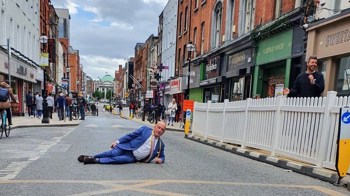 GerryMcBride's tweet image. Disgraceful. This poor elderly man fell on Capel St. today and not one passer-by stopped to help him. Is this what we’ve become?