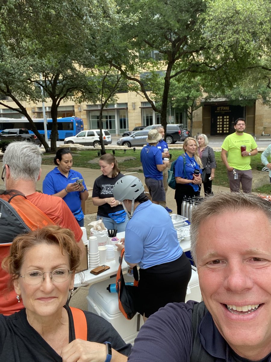 RobSpillar's tweet photo. Celebrating bike to work day with #austinmobility at city hall. Bike to work ya’ll https://t.co/fgXnNMxaGi