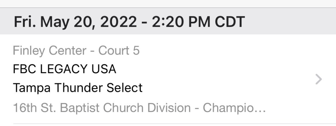 Tampa Thunder Select tweet media