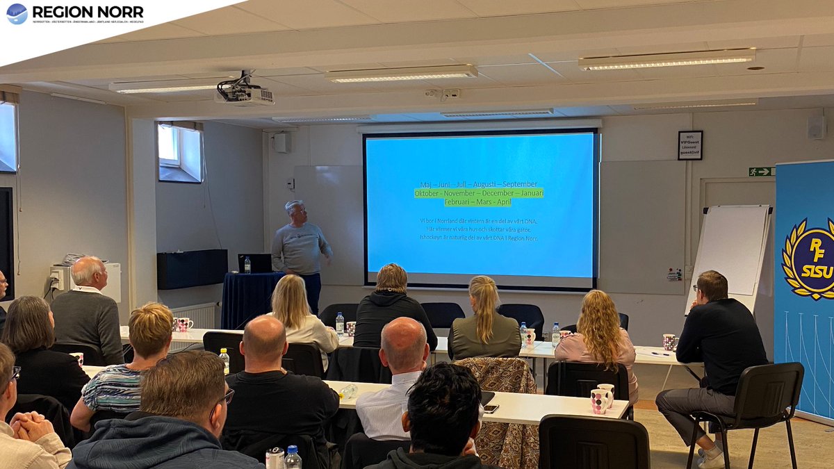 RegionNorr's tweet photo. Igår arrangerade vi en anläggningskonferens i Umeå. Under dagen diskuterade vi förutsättningar, möjligheter till samverkan och höjde kunskapen kring att bygga en optimal ishall, strategier för att bygga och regelverk runt våra anläggningar. 

Vi vill tacka alla deltagare! https://t.co/cmHNkZQ3r3