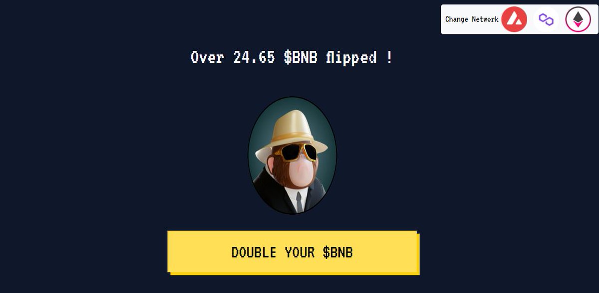 DegenFlip - CrossChains Flip Game 🔺️🔶️ tweet media