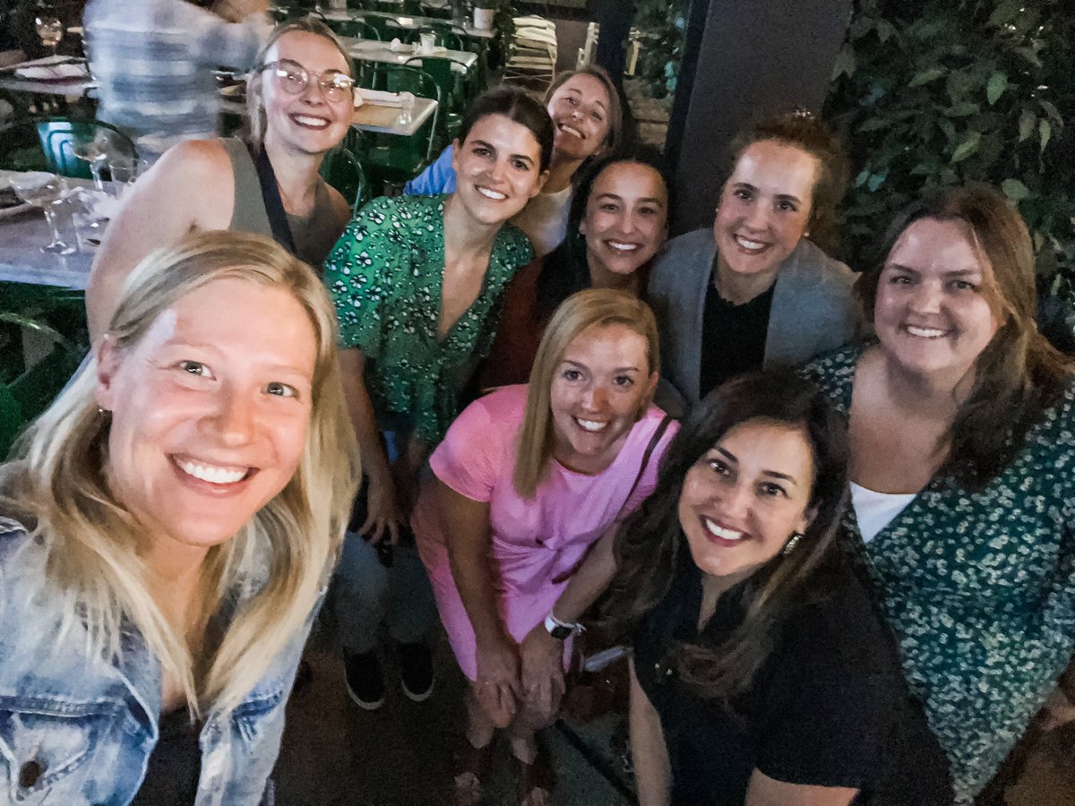 CassBeth21's tweet photo. Dinner with the coresis and our resiliency coaches last night! Grateful to our preceptors Esther and @eghendricks for organizing the program and all our preceptors who serve as coaches! https://t.co/0EJeaLiubB