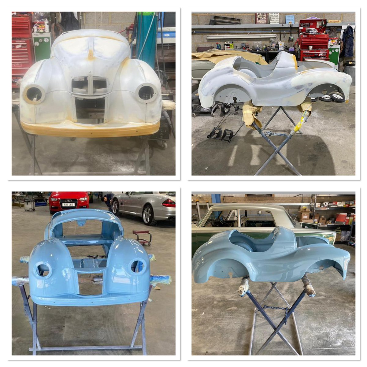 lsj_info's tweet photo. Before and after #peddlecar #classic #classiccar #classictoy #toy #carbodyshop #carrepair https://t.co/bYM4SjNNFx
