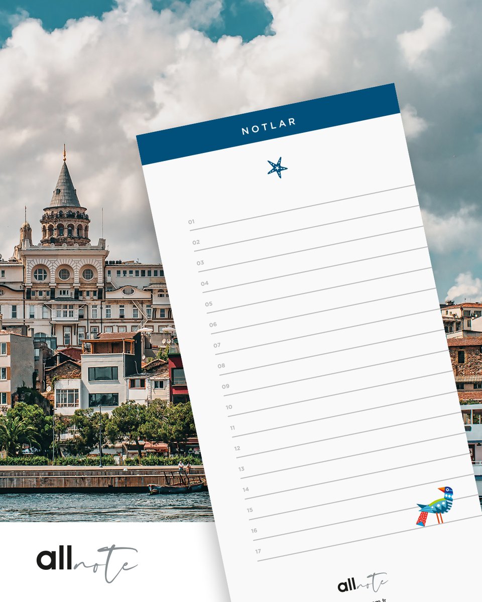 Günlük ya da haftalık işlerinizi düzenlemek, sıraya koymak için siz de listeler yapıyor musunuz? 
AllNote mağazasında yer alan defter ve planlayıcı seçenekleri tam size göre. Keşfedin! 🥳

allnote.com.tr

#allnote #allnotecomtr #paperlovers #defter #kırtasiye #notebook