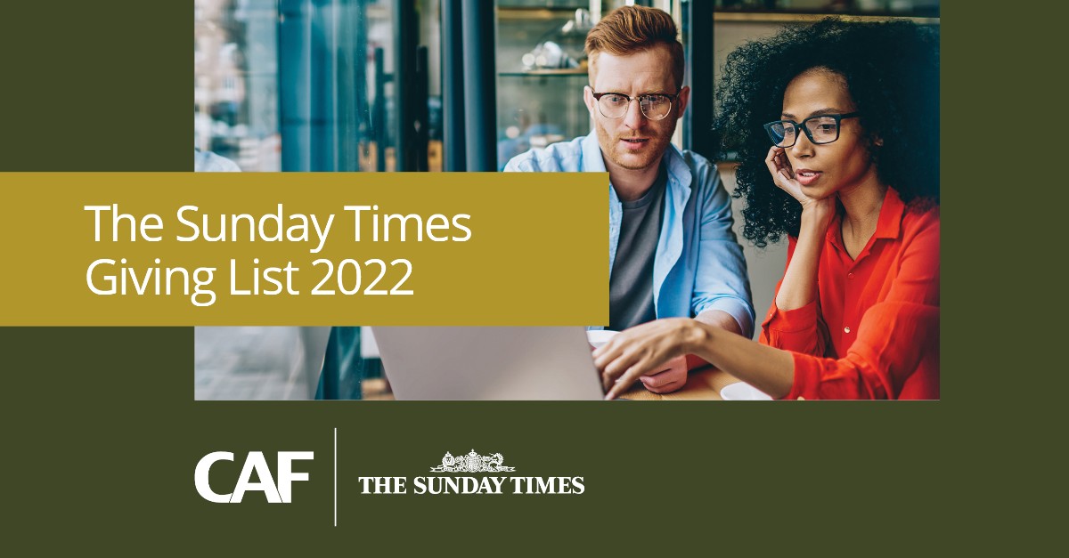 The 21st edition of @TheSundayTimes #GivingList, in partnership with CAF, highlights a shift to environmental giving with some of the most high-profile philanthropists leading the way. #RichList #Philanthropy

➡️cafonline.org/my-personal-gi…