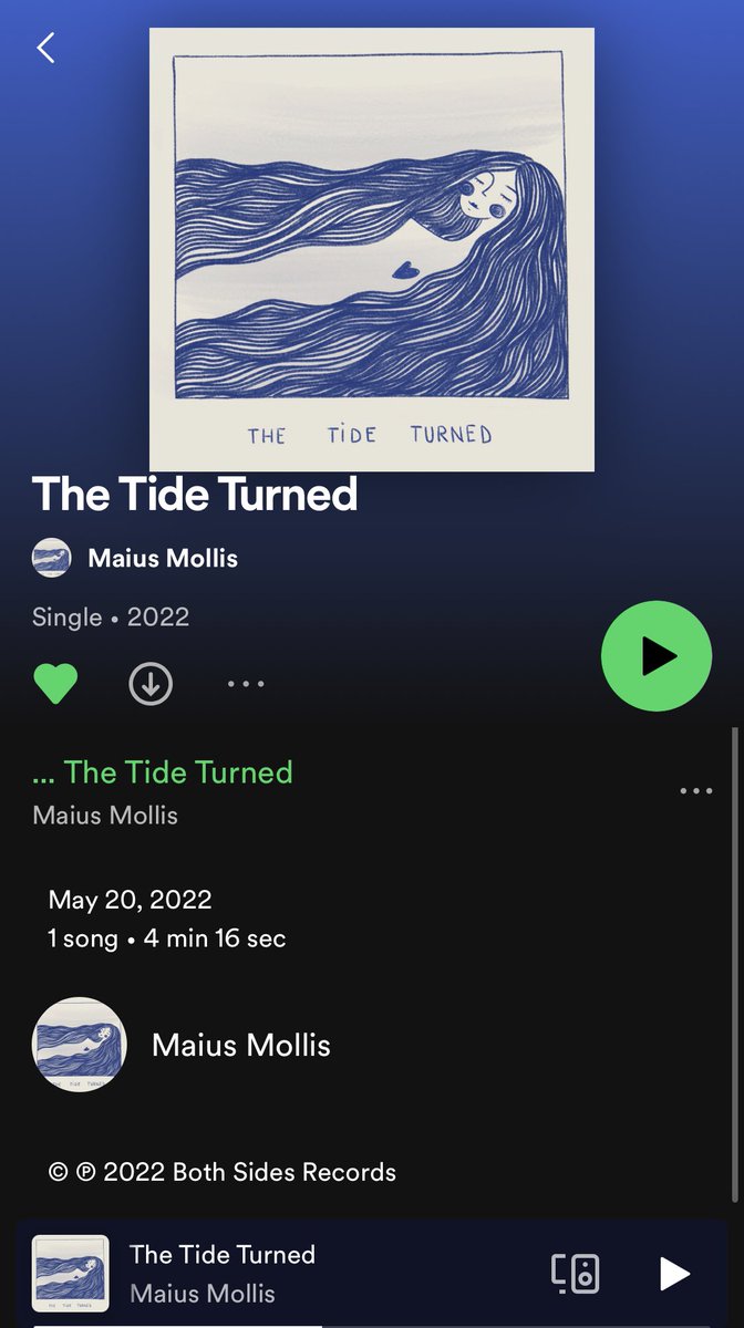 Beautiful track released today from Maius Mollis on <a href="/BothSidesRecs/">Both Sides Records</a> - go and take a listen and enjoy!

Everything about being involved in the making of this record has been so lovely from working with the artist to the session musicians, the label and videographer. #NewMusicFriday