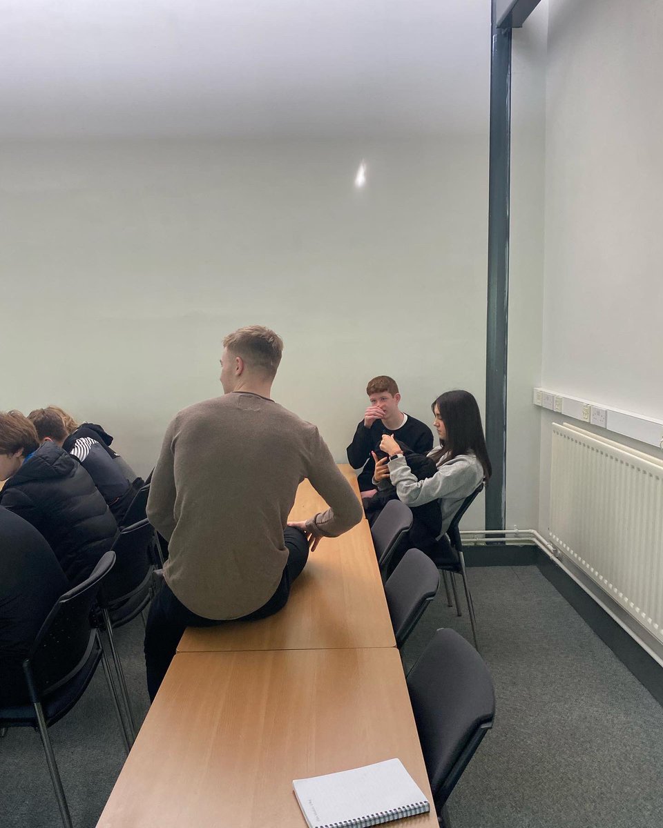 RangeHMedia's tweet photo. Media trip to @edgehill today starting with a lecture on media representations https://t.co/ESXEOFY1T3