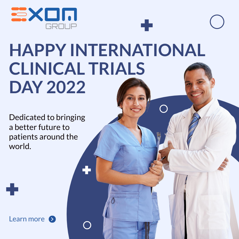 ExomGroup's tweet photo. Innovative technologies made #ClinicalTrials are more efficient and less time-consuming and allow for a patient-centric approach when designing a study, leading to an increasing number of patients applying for clinical trials.

Let's celebrate #InternationalClinicalTrialsDay2022 https://t.co/4xwC80Nko4