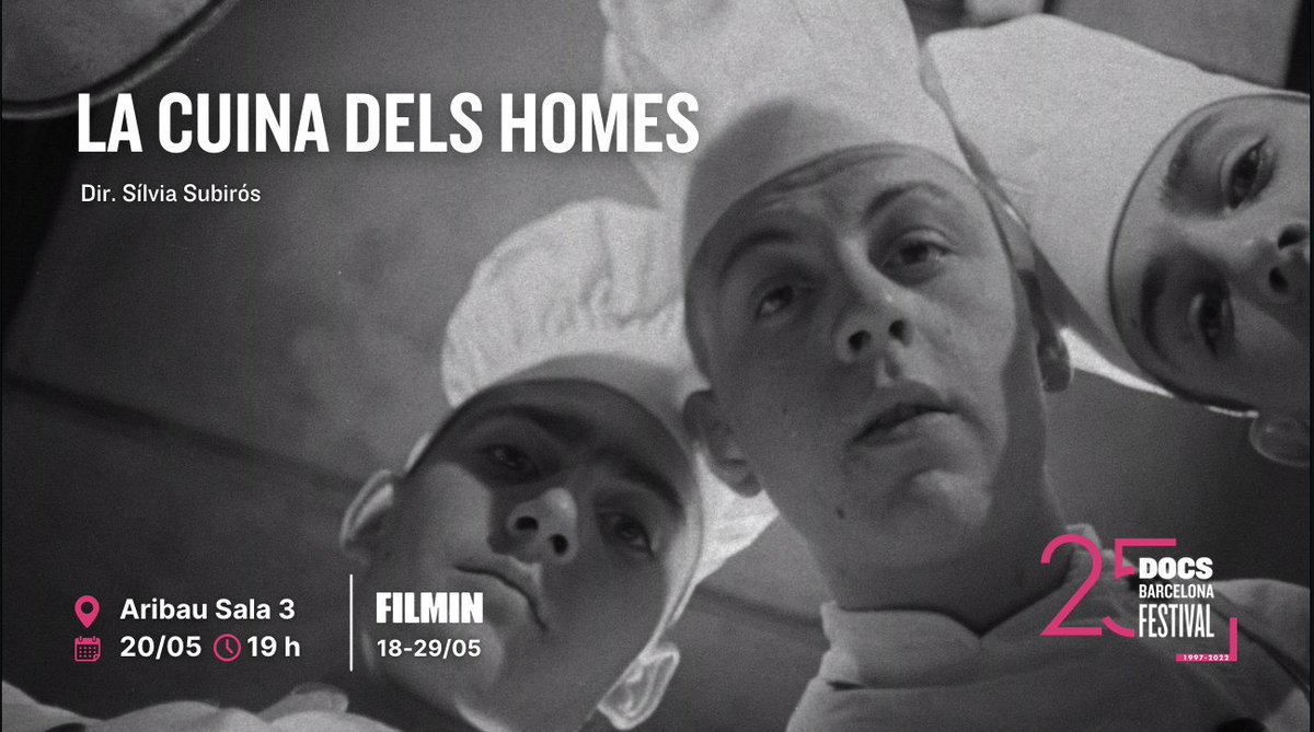 DocsBarcelona's tweet photo. "La Cuina dels Homes" és un relat alternatiu de la història de la cuina i l’anonimat de les dones a través d’@MotelEmporda, el restaurant que va portar la modernitat culinària a Espanya.🫕

👉Avui a les 19h + col·loqui amb la seva directora @subirosil.
 🎟️https://t.co/hvUrWUps6m https://t.co/D7NL5Vv3CV