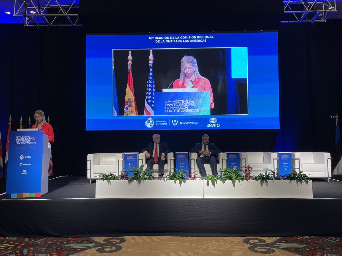 minturuy's tweet photo. #AHORA Comienza el Seminario sobre el Código Internacional para la Protección de los Turistas. La apertura está a cargo del Secretario Gral de @UNWTO  @pololikashvili y el Ministro @Tabareviera. @MonzeglioRemo @CurbeloDr @roquebaudean https://t.co/P11i1OlcpE