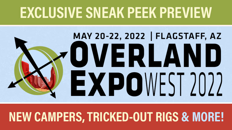 #Truckcamper manufacturers have arrived in Flagstaff, #Arizona to kick off @OverlandExpo 2022 with a number of all-new rigs and other announcements:  #AlaskanCampers, @fourwheelcamper, #HallmarkCamper, @LOKIBasecamp, and #OverlandExplorerVehicles. 

truckcampermagazine.com/news/overland-…