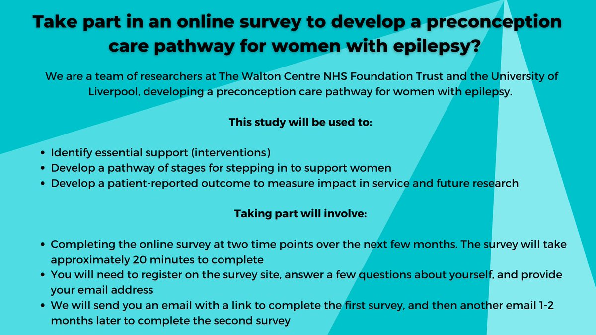 Epilepsy Preconception Care Study tweet media