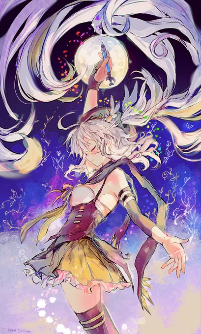 彩度高かった頃の絵も見て💚 
