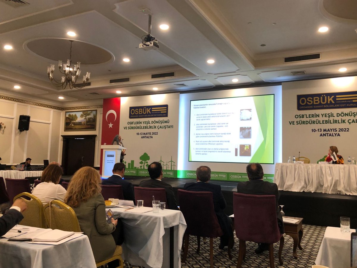 Uluscevre's tweet photo. OSBÜK tarafından 10-13 Mayıs 2022 tarihlerinde Antalya’da düzenlenen“OSB’lerin Yeşil Dönüşümü ve Sürdürülebilirlik Çalıştayı”na Ulus Mühendislik olarak “Yeşil OSB” danışmanlığımızı daha etkin verebilmek ve güncel bilgileri takip etmek adına katılım sağladık.
#Uluscevre #ulustmgd https://t.co/W8e6CCjqgS