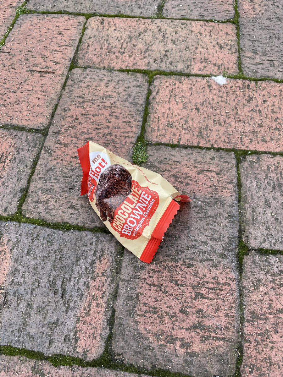 Walking to the car park I’ve had to pick this up to put in the bin! Anyone care to fess up..? <a href="/GaryAPhilipson/">Gary Philipson</a> <a href="/lindsymack/">Lindsay</a>