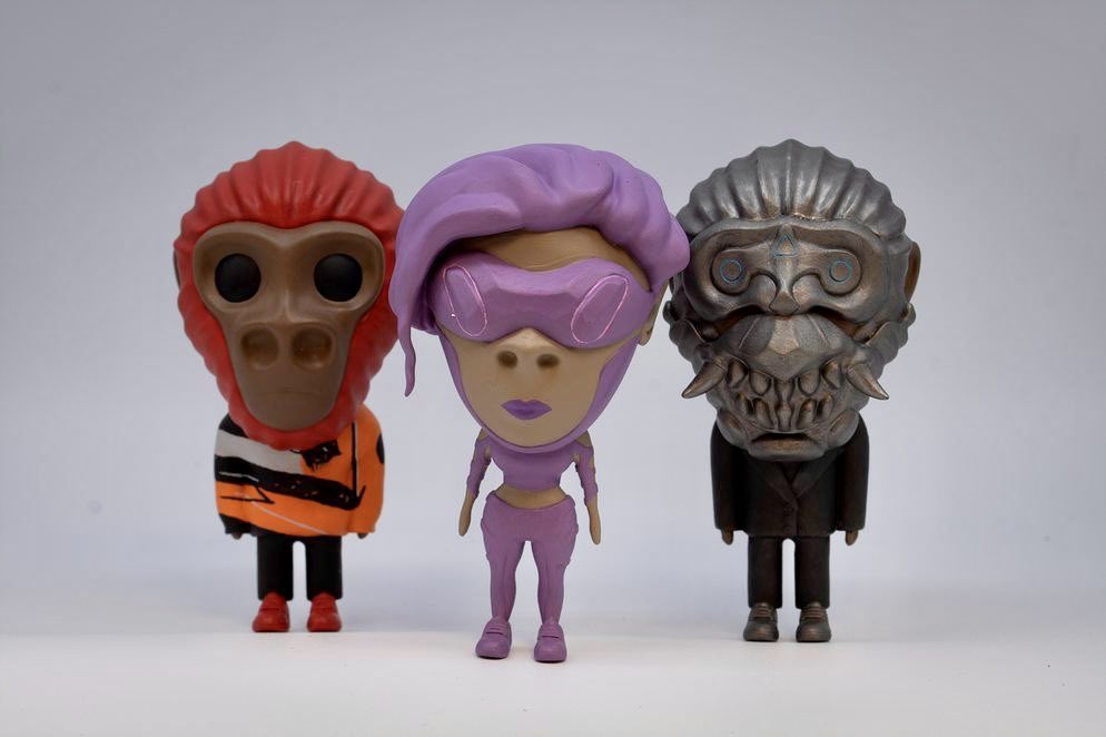 ADApesCNFT's tweet photo. The wait is over! Here’s the finished #ADApe Toys made by @IsmToys who makes toys for @BoredApeYC😱🔥
We can’t wait to see all the other #ADAe Toys and don’t forget that the lucky minter of the Pink Guardian ADApe receives the toy that was made by @IsmToys❤️
#Cardano #NFTs #ADA https://t.co/CC140uSVJT
