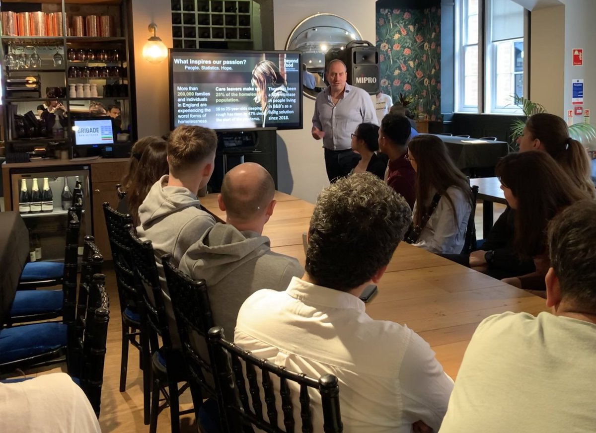 Beyond Food Foundation (@beyondfooduk) on Twitter photo <a href="/PwC_UK/">PwC UK</a> ‘One Firm One Day’ at <a href="/BrigadeBarKtchn/">Brigade Bar + Kitchen</a>
With an introduction of Beyond Food from our CEO & Founder <a href="/chefsimonboyle/">Simon Boyle</a>
#GoodFoodDoingGood #OneFirmOneDay <a href="/PwC_UK/">PwC UK</a> ‘One Firm One Day’ at <a href="/BrigadeBarKtchn/">Brigade Bar + Kitchen</a>
With an introduction of Beyond Food from our CEO & Founder <a href="/chefsimonboyle/">Simon Boyle</a>
#GoodFoodDoingGood #OneFirmOneDay
