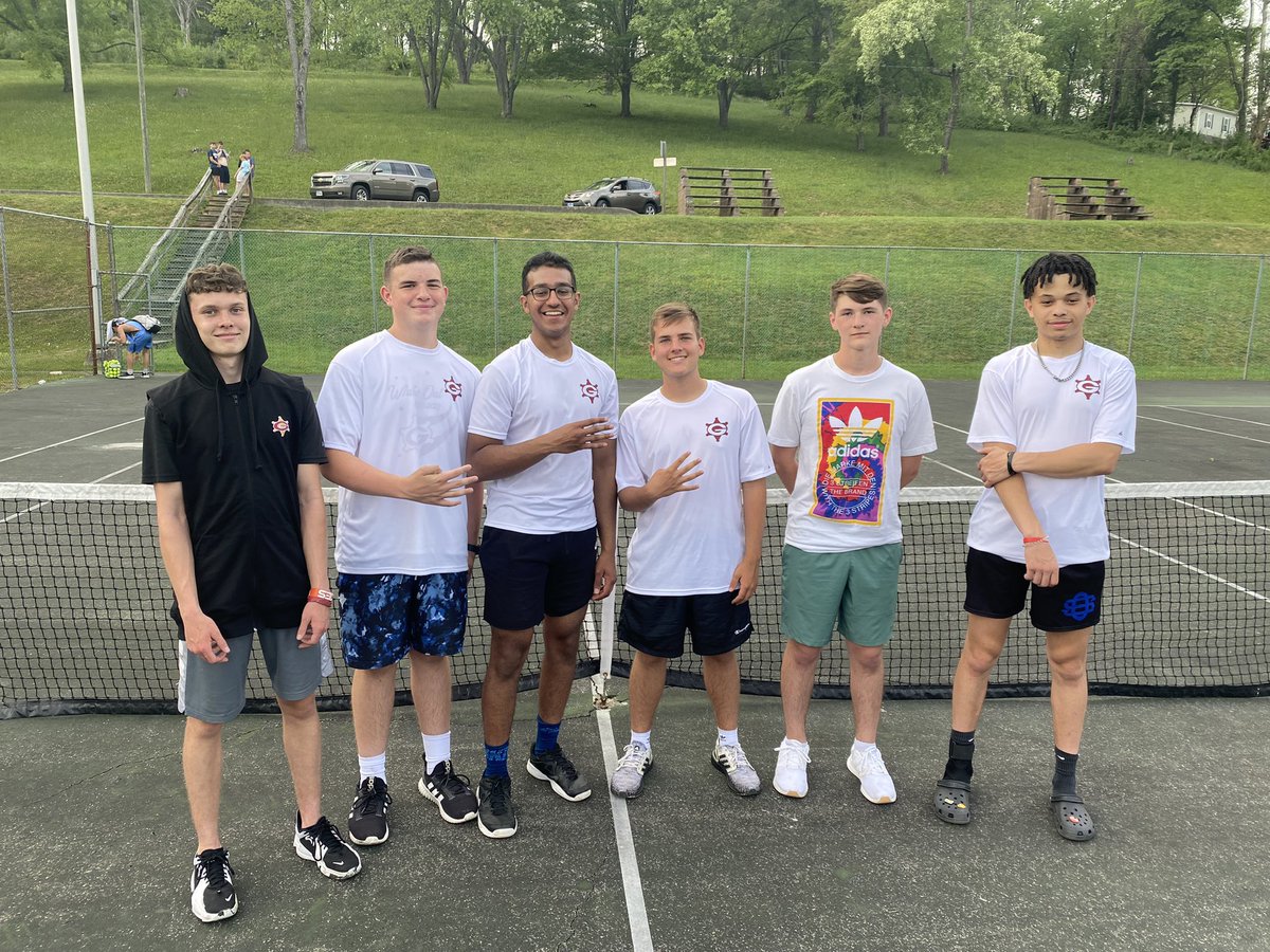 GMEN_Tennis's tweet photo. Yet again, another day, another match. 5 straight days of tennis. Today we take on Marion for the 4th time on the season. This one is for the district tournament championship. We begin at 10 am at Bluefield city courts. Wish our G-Men good luck. #LetsGoGraham #GrahamPride https://t.co/3wPrTdVx71