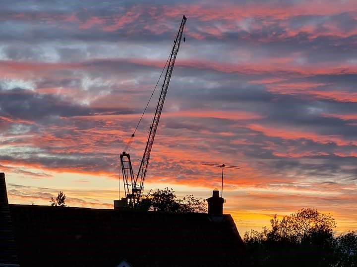 A beautiful photo from one of our site managers last week. 

The sun setting on another productive week at St Martins in Gillingham where we are delivering a new extra care for @MagnaHousing! 

#sunset #extracare #Gillingham #newhomes