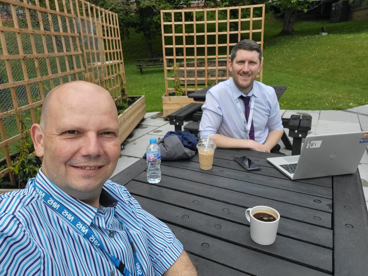 nhsmarkrowe's tweet photo. An amazing response by the wards and departments, supporting our future colleagues with work experience in July. @Ouch_With_An_S has put together a great programme. I've met some lovely people &amp; even managed to get a new ID badge so I can visit more places . @WEDoOD_UHP @UHP_NHS https://t.co/l4ghCRuJhp