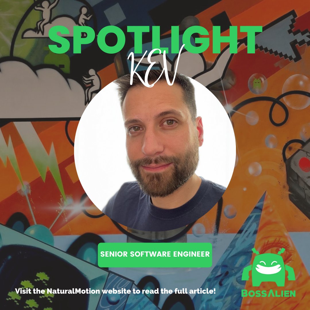 NMGames's tweet photo. Meet Kev, our Senior Software Engineer, based at our Brighton Studio, BossAlien!
Visit the NaturalMotion website to find out more!
#employeespotlight #naturalmotion #zynga #gamingindustry https://t.co/mI07EBSs7x