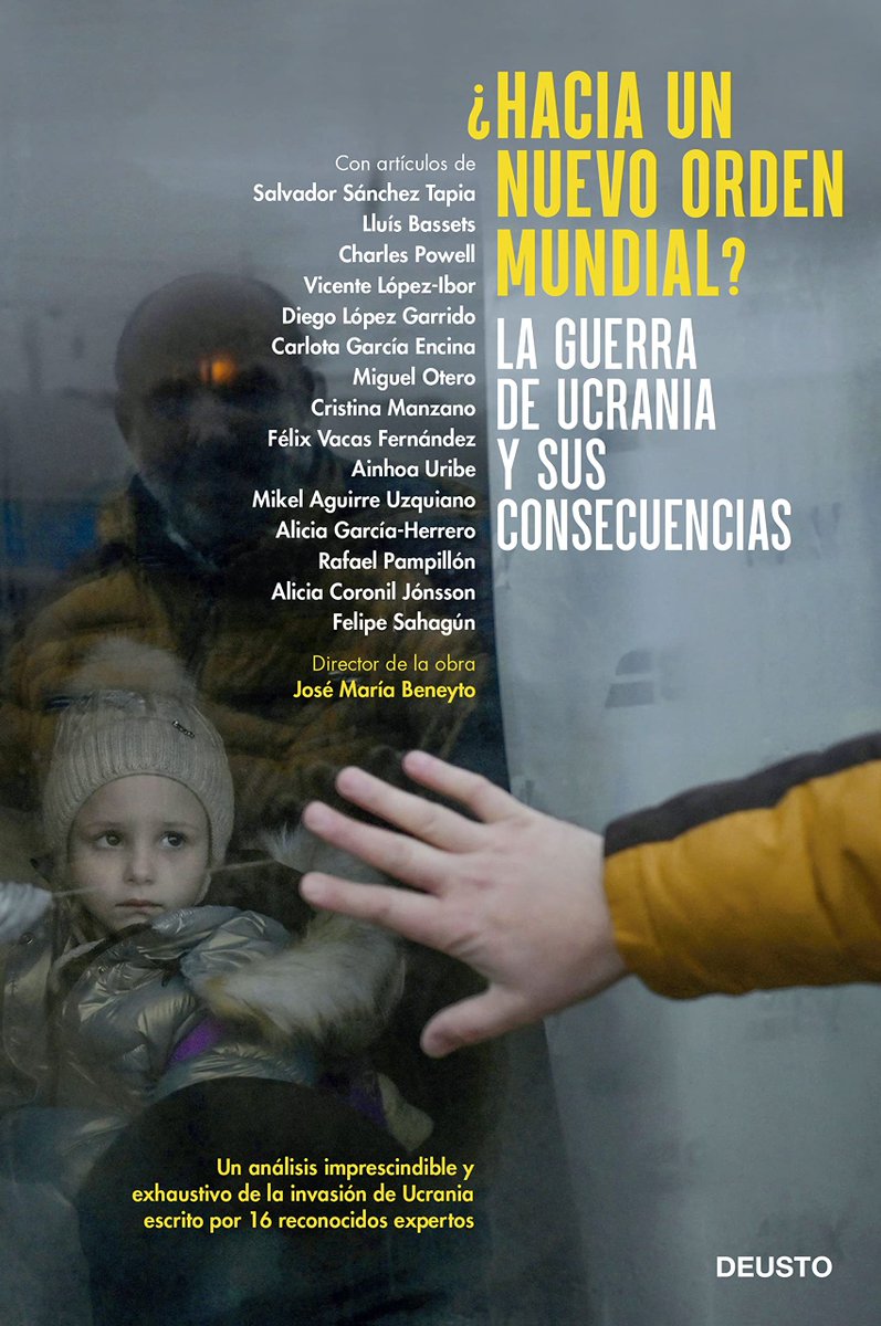 Es un placer comunicaros el nuevo libro que he dirigido '¿Hacia un nuevo #ordenmundial?: La guerra de #Ucrania y sus consecuencias' 

Para más información: 
josemariabeneyto.com
linkedin.com/posts/josemari…