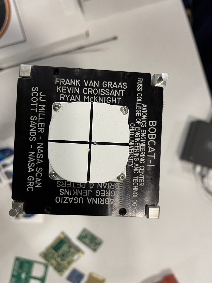 Bobcat-1 Team (@bobcat1_cubesat) on Twitter photo Come see us at Hamvention at the <a href="/LibreSpace_Fnd/">LibreSpaceFoundation</a> and <a href="/SatNOGS/">SatNOGS</a> Booth! We have Bobcat-1 stickers and brought the Bobcat-1 engineering model with us. Booth 3104 <a href="/hamvention/">Dayton HamventionĀ®</a> Come see us at Hamvention at the <a href="/LibreSpace_Fnd/">LibreSpaceFoundation</a> and <a href="/SatNOGS/">SatNOGS</a> Booth! We have Bobcat-1 stickers and brought the Bobcat-1 engineering model with us. Booth 3104 <a href="/hamvention/">Dayton HamventionĀ®</a>