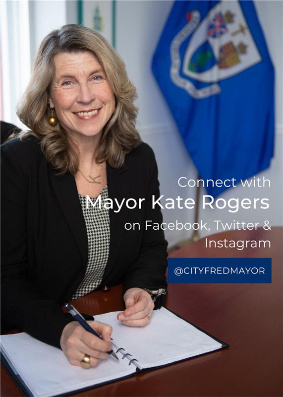 Haven't moved over to the new social media sites yet?
Now is your chance: <a href="/CityFredMayor/">Mayor Kate Rogers</a> 
Looking forward to seeing you there.⭐