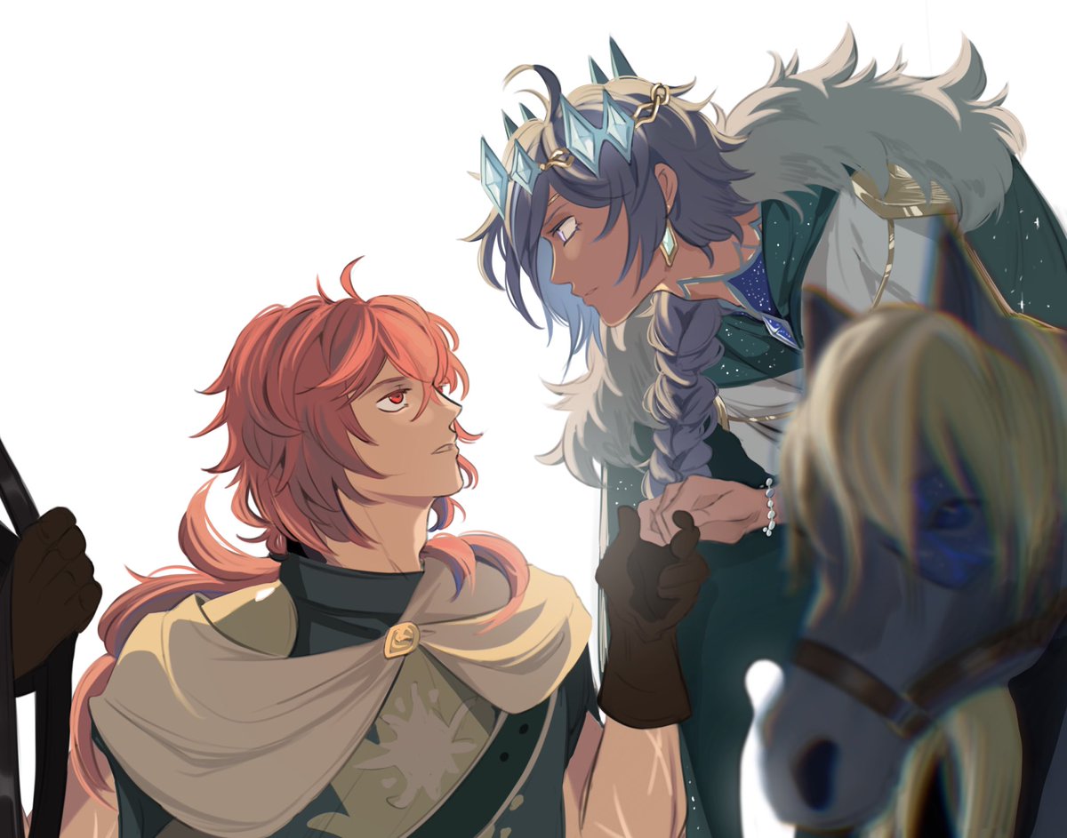 ディルック(原神) ,ガイア(原神) 「royalty AU 」|fren
