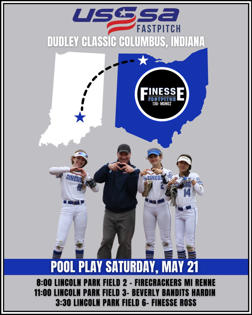 Finesse 16U- Munoz (@finesse2026) on Twitter photo Back in action this weekend competing with some of the best at the <a href="/USSSAFastpitch/">USSSA Fastpitch</a> Dudley Classic! <a href="/FinesseOrg/">Finesse Fastpitch</a> <a href="/IHartFastpitch/">I❤️Fastpitch</a> @Los_Stuff <a href="/ExtraInningSB/">EXTRA INNING SOFTBALL</a> @sixty_feetSB <a href="/PlaySoftballNet/">Play Softball</a> @StriveSoftball #UmpireAppreciation #UmpiresArePeopleToo #YourMyBoyBlue 💙#SoftballUmps Back in action this weekend competing with some of the best at the <a href="/USSSAFastpitch/">USSSA Fastpitch</a> Dudley Classic! <a href="/FinesseOrg/">Finesse Fastpitch</a> <a href="/IHartFastpitch/">I❤️Fastpitch</a> @Los_Stuff <a href="/ExtraInningSB/">EXTRA INNING SOFTBALL</a> @sixty_feetSB <a href="/PlaySoftballNet/">Play Softball</a> @StriveSoftball #UmpireAppreciation #UmpiresArePeopleToo #YourMyBoyBlue 💙#SoftballUmps
