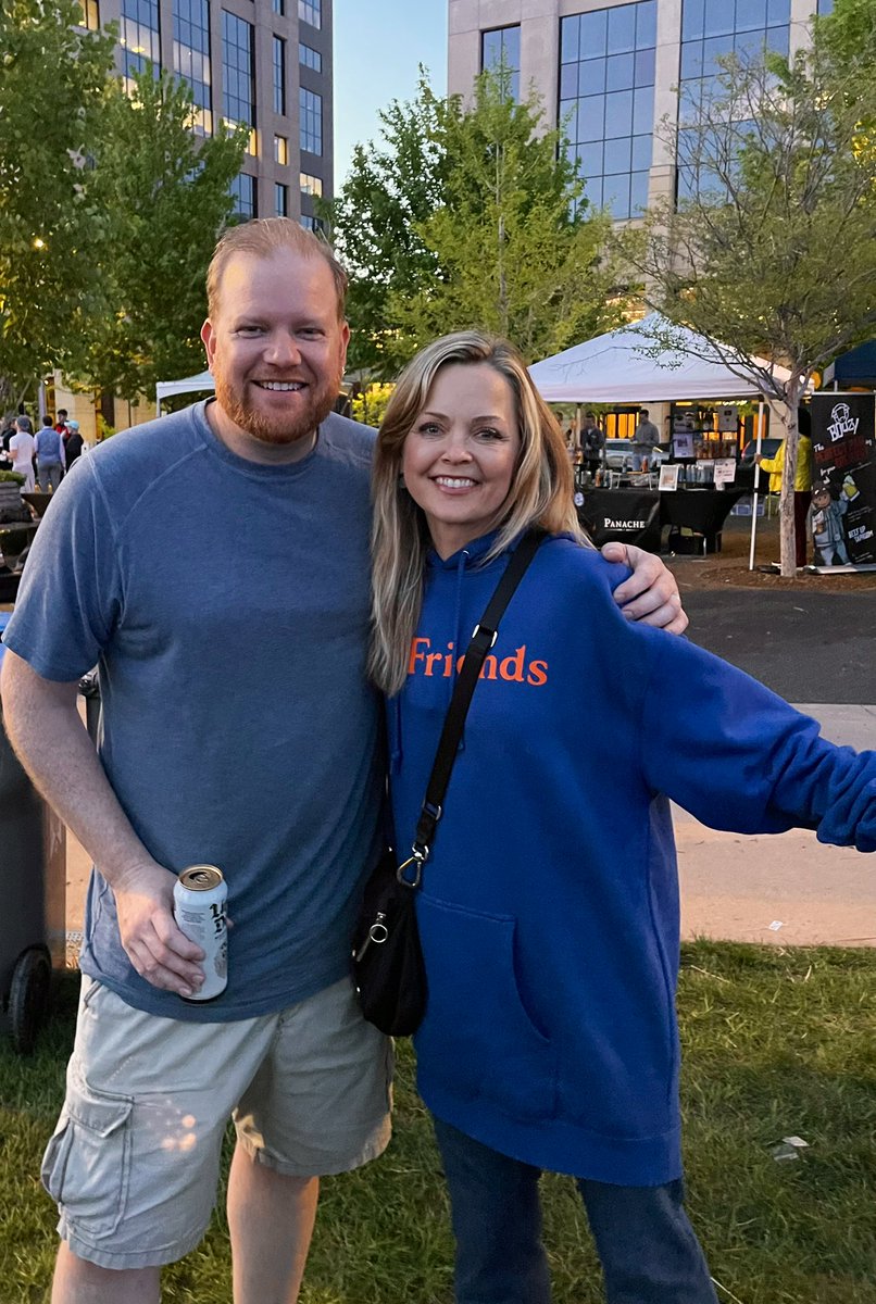 #veecon with @RedBeardAPI #VeeFriends forever (because he let me wear his sweatshirt)