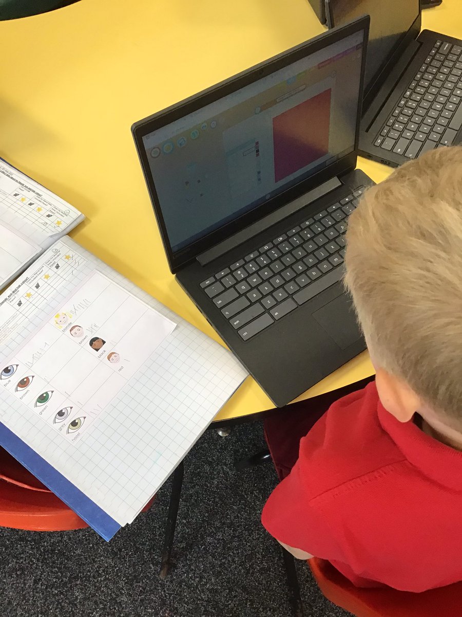 StDavidsCiWPrm's tweet photo. Today we used our tally chart data to create bar graphs on Hwb. Bendigedig Rhymney class! #stdavidsciwrhymey #stdavidsciwdigital https://t.co/1Qi9ivftRw