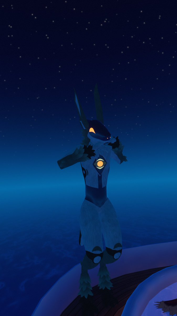 LegatoArt's tweet photo. As promised, Here's My #MantledBeast retexture for MonikerNK from discord! working on this guy was a ton of fun! #furryart #VRChat 

(If you'd like to get a cheap VRC retexture done, Feel free to send me a DM and ill give you some details!) https://t.co/3IjH3gLe2t