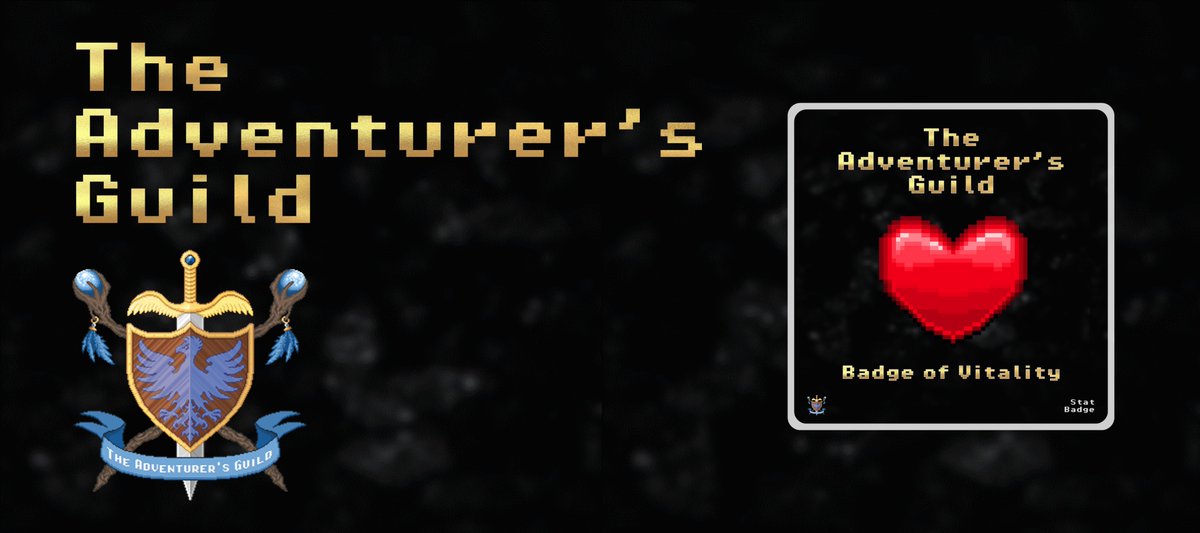 The Adventurer's Guild (@guildcards) on Twitter photo The first stat-boosting badge is here: The Badge of Vitality!
neftyblocks.com/c/tag/drops/11…
To celebrate, we're giving away 3 badges here on Twitter! To enter:
- Follow <a href="/guildcards/">The Adventurer's Guild</a>
- Like and RT this tweet
- Comment your WAX address!
Giveaway ends on May 24th, 12PM UTC! The first stat-boosting badge is here: The Badge of Vitality!
neftyblocks.com/c/tag/drops/11…
To celebrate, we're giving away 3 badges here on Twitter! To enter:
- Follow <a href="/guildcards/">The Adventurer's Guild</a>
- Like and RT this tweet
- Comment your WAX address!
Giveaway ends on May 24th, 12PM UTC!