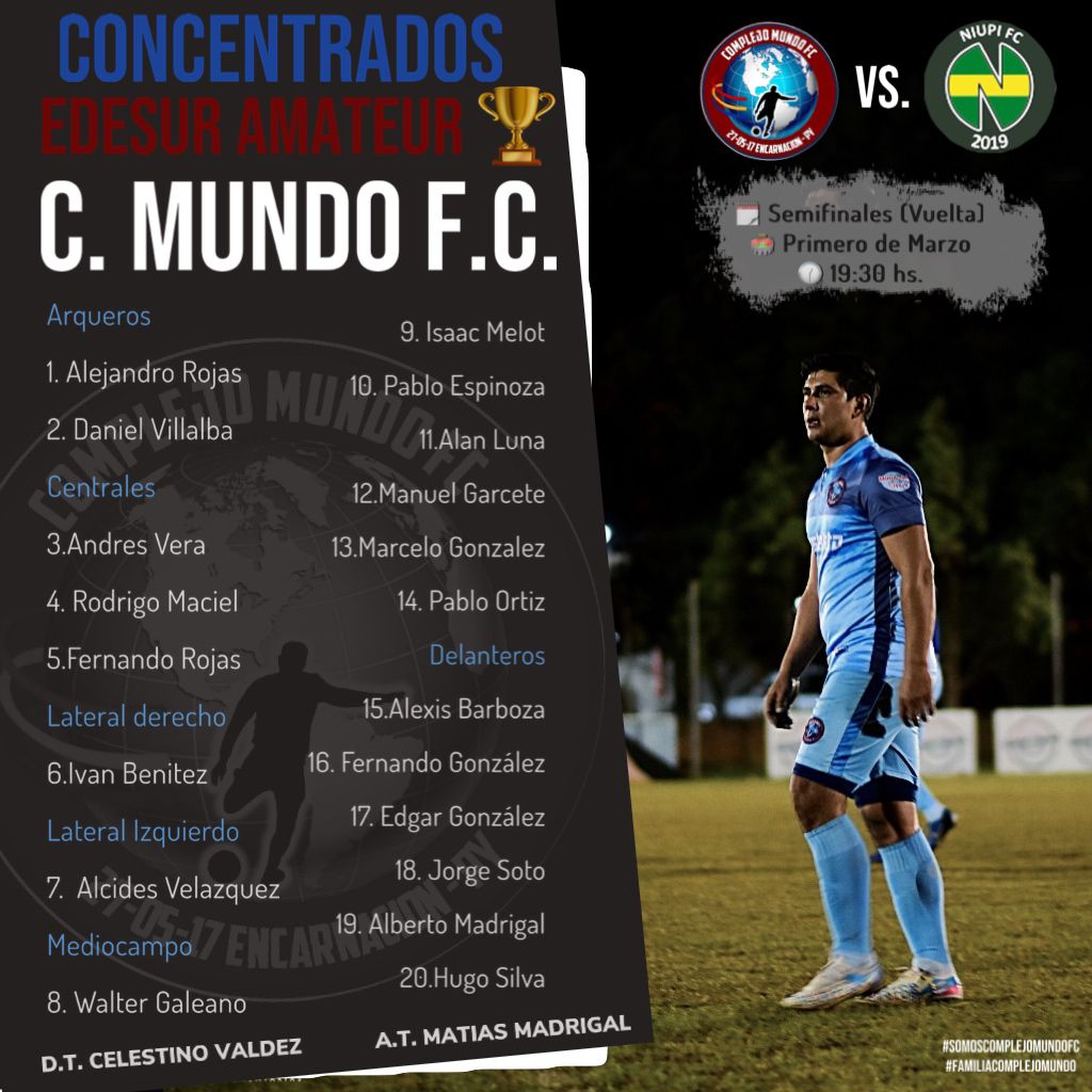 ¡Hoy 19:30 hs Estadio 1ero de Marzo!
El equipo debe dar vuelta el 1 a 0 en contra de la ida! Y lo va a lograr!! 😠👊✨ Los esperamos para alentar!