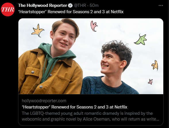 robbie080785's tweet photo. OMG! Thank you @netflix !!! this is heartstopper news! thank you!

I am teary literally! THANK YOU!

@Heartstopper_TV @heartstoppermem @kit_connor @joelocke03 https://t.co/Pe4g0pVUOY