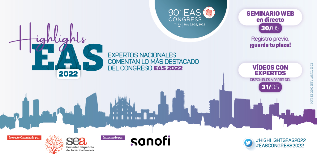 sea_es's tweet photo. 📆Lunes 30/05 18:00 ➡️¡No te lo pierdas!
Acompáñanos en el seminario web en directo #HighlightsEAS2022 donde analizaremos las claves del #EASCongress2022 👩💻
👉¿Todavía no te has apuntado? https://t.co/j5wuo64NUA
👉Programa completo: https://t.co/uKR23hyH1R https://t.co/u4nBWXNlr3