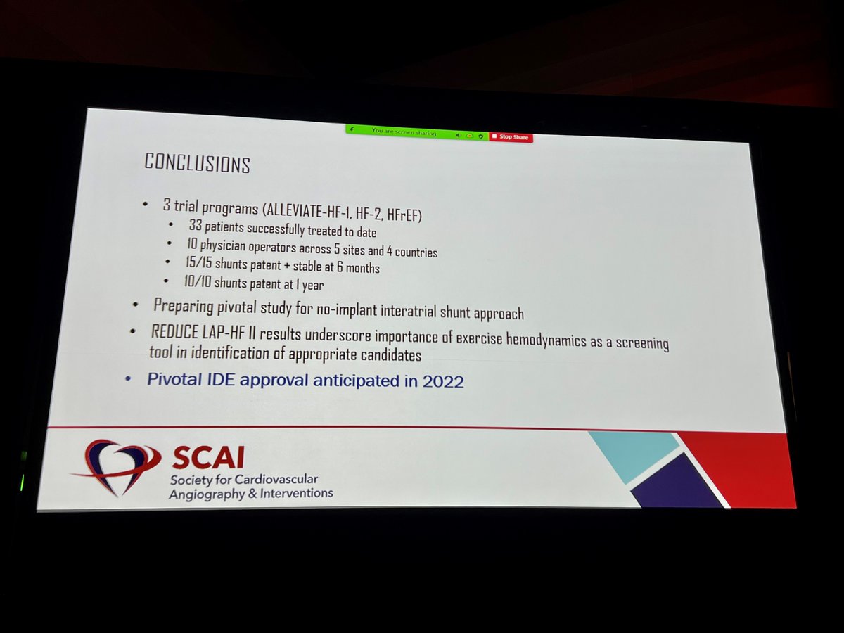 SCAI (@scai) on Twitter photo <a href="/HenrytTimothy/">Timothy Henry</a> <a href="/SCAI_Prez/">SCAI_Prez</a> <a href="/DrCindyGrines/">CindyGrines, MD</a> <a href="/Pooh_Velagapudi/">Poonam Velagapudi</a> <a href="/herbaronowMD/">herbaronowMD</a> Conclusions on No-Implant Interatrial Shunt for Heart Failure: Multicenter Clinical Outcomes presentation by <a href="/colinbarkerMD/">Barker</a> at #SCAI2022. #LateBreaking <a href="/HenrytTimothy/">Timothy Henry</a> <a href="/SCAI_Prez/">SCAI_Prez</a> <a href="/DrCindyGrines/">CindyGrines, MD</a> <a href="/Pooh_Velagapudi/">Poonam Velagapudi</a> <a href="/herbaronowMD/">herbaronowMD</a> Conclusions on No-Implant Interatrial Shunt for Heart Failure: Multicenter Clinical Outcomes presentation by <a href="/colinbarkerMD/">Barker</a> at #SCAI2022. #LateBreaking