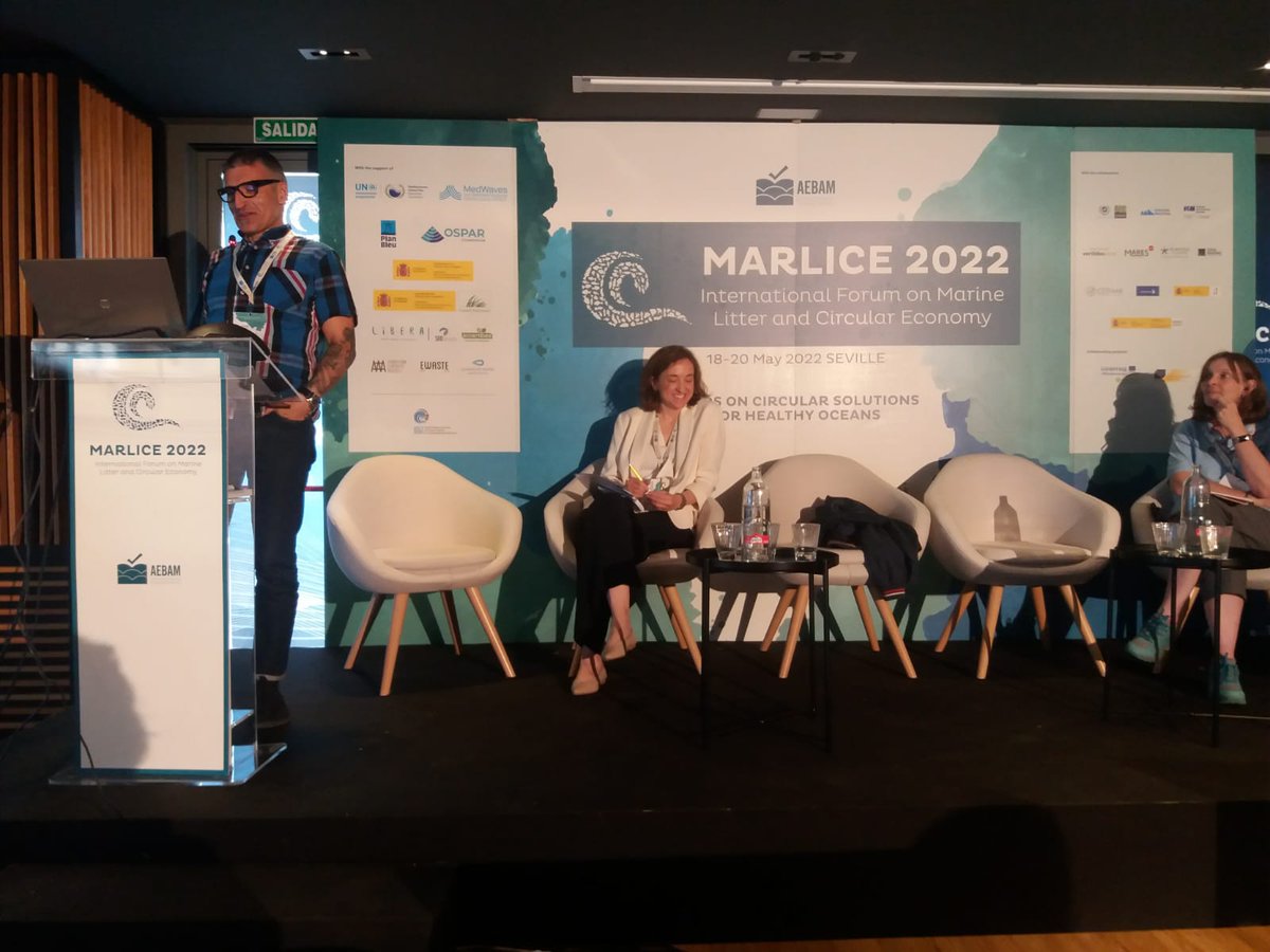 FreeLitterAT's tweet photo. Our partner Luis Gomez @FundacionCETMAR presented the #FishingforLitter activities at the #MARLICE2022
It aims to tackle marine pollution by involving one of the key stakeholders, the fishing industry. 🌊👏
#MARLICE2022 #CETMAR #CleanAtlantic #basurasmarinas https://t.co/PTu3Q2Xrl2