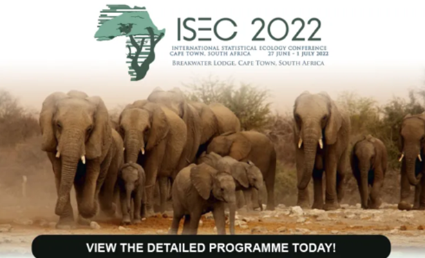 ISEC_stats_ecol's tweet photo. Check out the full @ISEC_stats_ecol programme on our website: 
https://t.co/gulIVBbnkR  

@SEEC_UCT 
#ISEC2022 #statisticalecology https://t.co/NNTnN8IuHy
