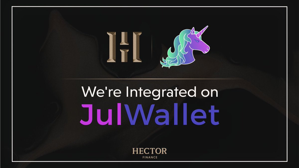 JefferyCrypt's tweet photo. $TOR is one of the many amazing features of the Hector Finance ecosystem. It has now been integrated into @JulWallet!🤝

✅#Julwallet is a #DeFi system that was built to prioritize and cater to everyone with a cell phone connected to the internet.

🌐https://t.co/mESkBcxZf2 https://t.co/NUs30tZuSm