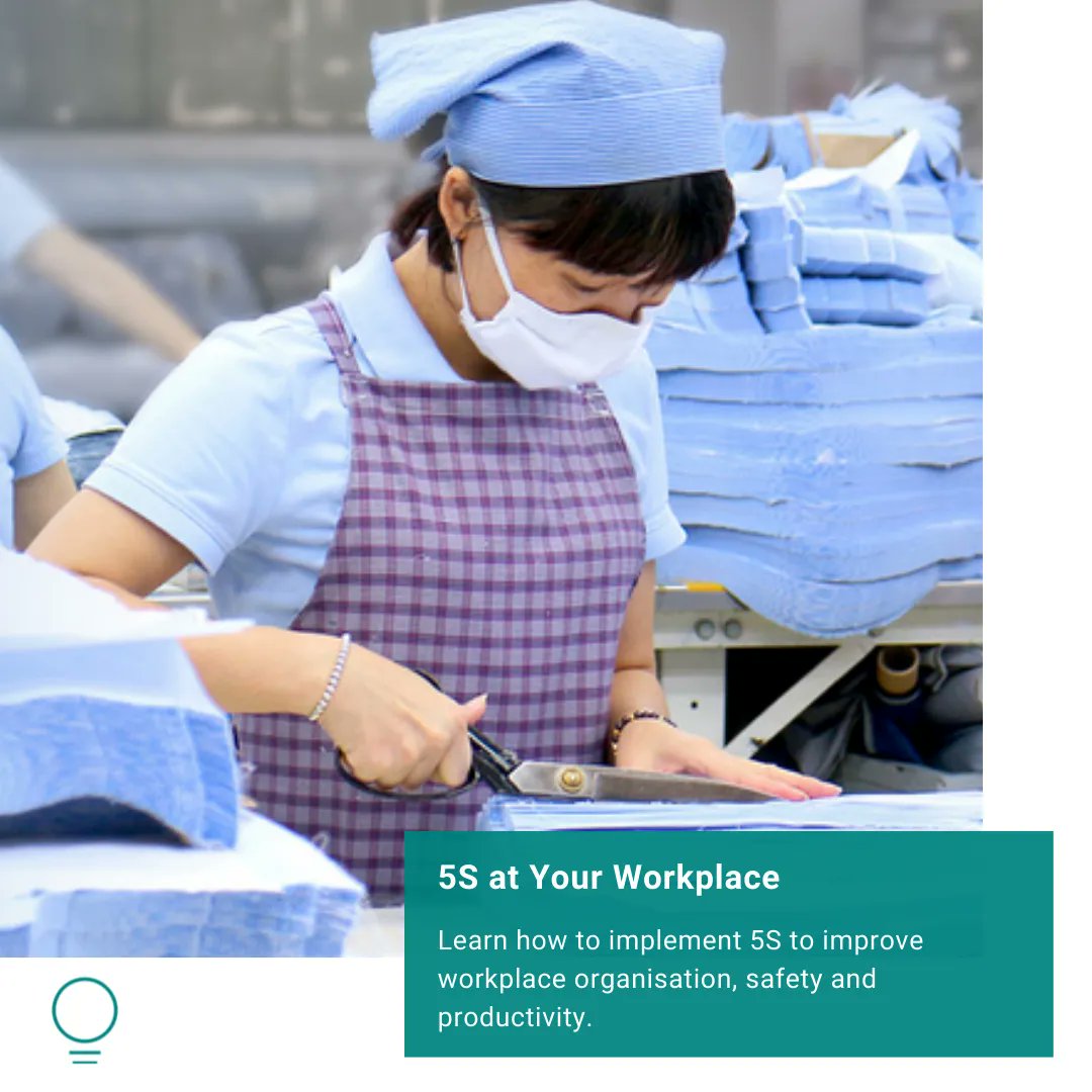 Check out our course, 5S at Your Workplace which helps in implementing 5S to improve workplace organisation, safety and productivity - instructed and led by Kent Teh, Director of Manufacturing at Esquel Vietnam.

Check out the course here: buff.ly/3GsmxxX

#EsquelGroup