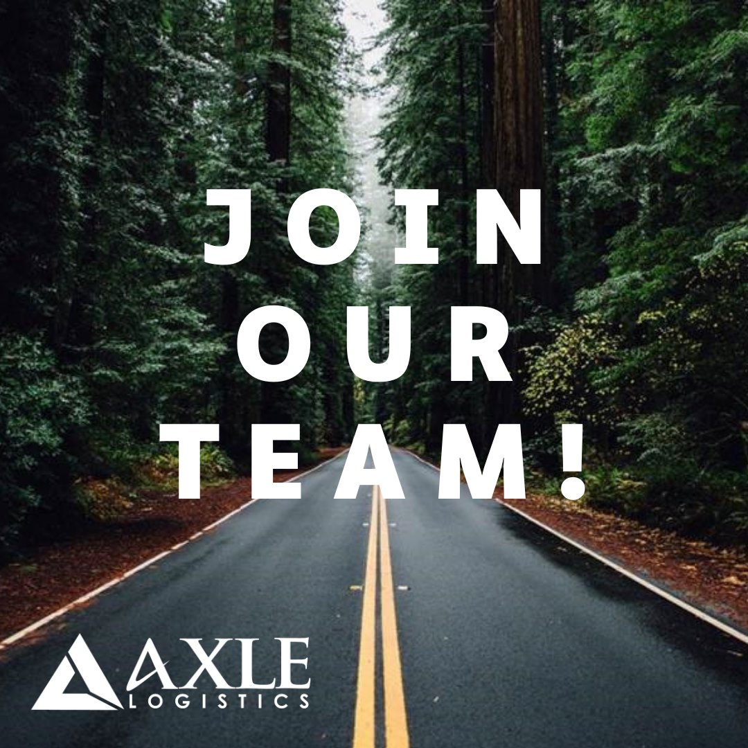 AxleLogistics's tweet image. Do you want to work in an energetic, inspiring, rewarding, and fun environment? Apply on our website today and #BuildYourEmpire! axlelogistics.com/careers/