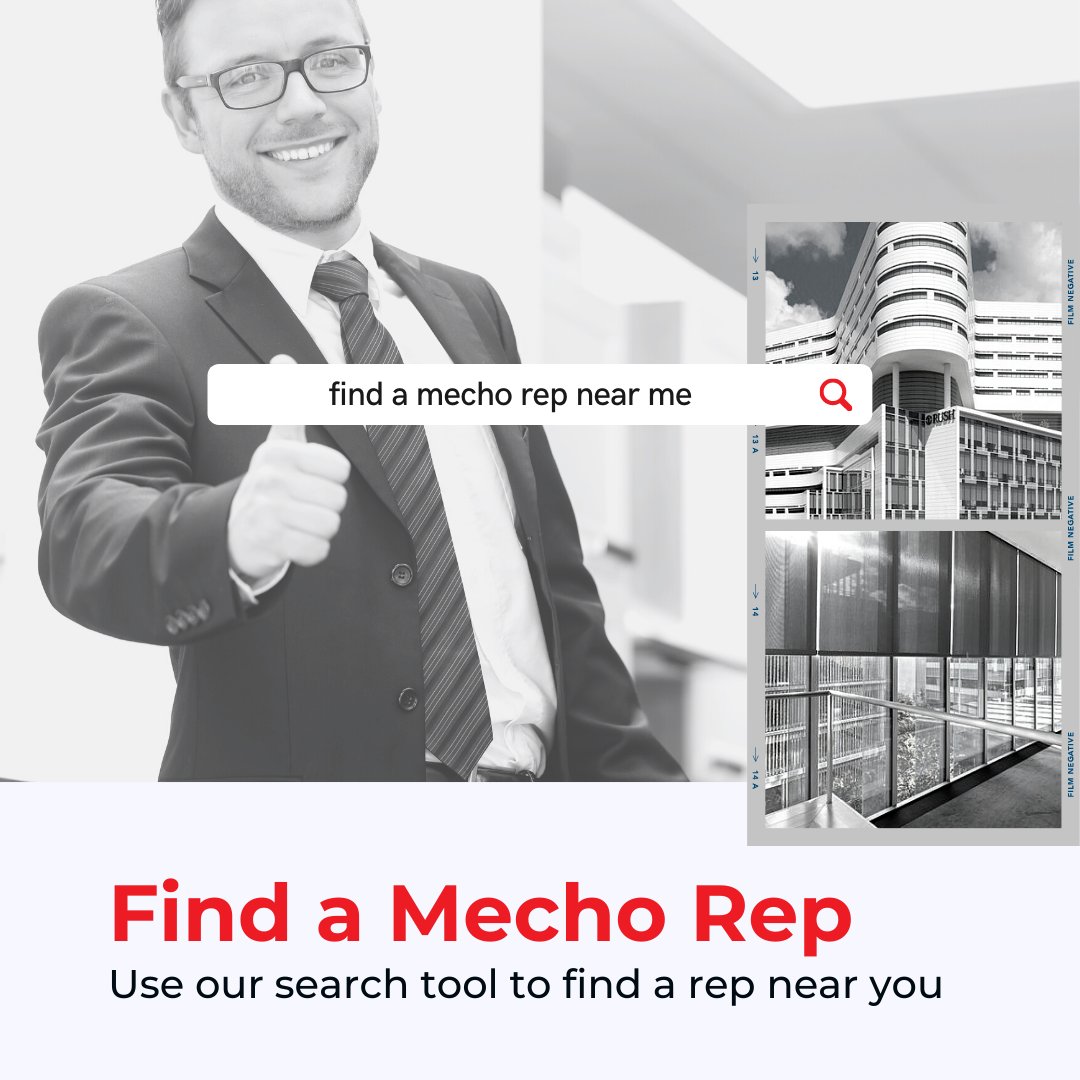 For sales support and technical assistance in the United States, use our search tool to find the contact information for your nearest Mecho sales rep. 

Find a rep today: mechoshade.com/find-a-rep/

#solarshades #mecho #springswindowfashions #shades