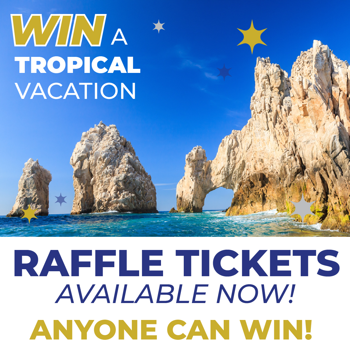 TowardsEmploy's tweet photo. #FunFriday
Q: What could be more fun than a tropical vacation?
A: An all-expenses-paid tropical vacation!
WIN an all-inclusive vacation in gorgeous Los Cabos, Mexico! ANYONE CAN WIN, so get your raffle tickets now at https://t.co/Nv8KUbl0cK!
#CTA22 #ChancetoAdvance #CLE https://t.co/om3BT0PEKH